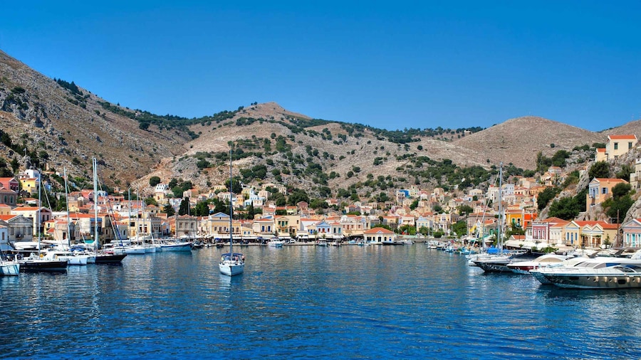 Rhodes: Boat trip to Symi island with swimming at St. George