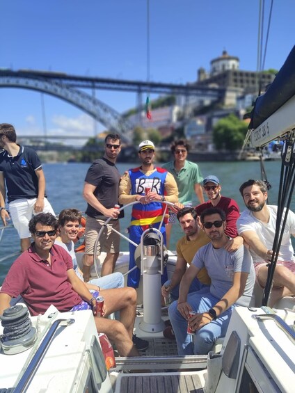 Picture 2 for Activity Porto: Charming Sailboat Bachelor Party with drinks