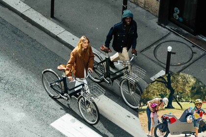 Penyewaan Sepeda Kargo Listrik dan Keluarga di Paris