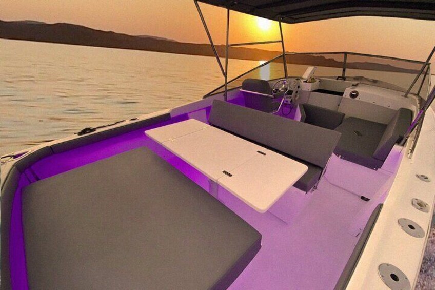 Private sunset boat tour in the La Maddalena archipelago