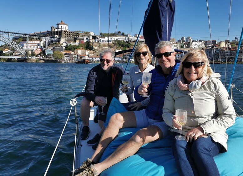 Picture 6 for Activity Porto: Private Sailboat Trip with Wine Tasting & Charcuterie