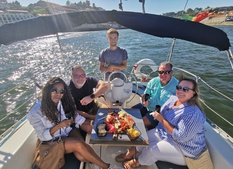 Porto: Private Sailboat Trip with Wine Tasting & Charcuterie