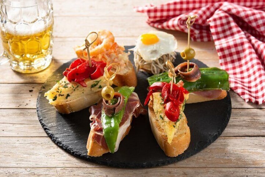 Bilbao Pintxos Private Walking Tour from Hotel/Center of Bilbao