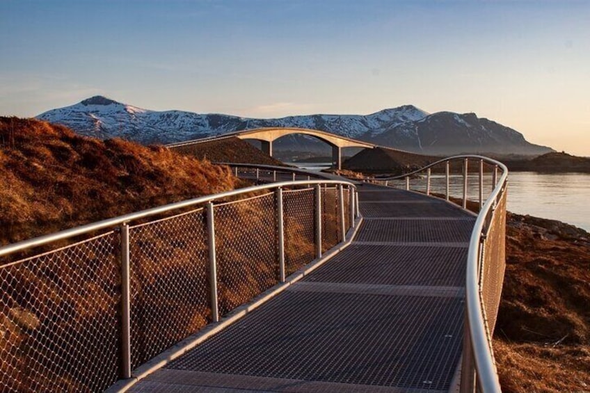 Fishing Bud and Atlantic Ocean Road in Molde