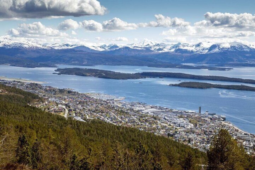Fishing Bud and Atlantic Ocean Road in Molde