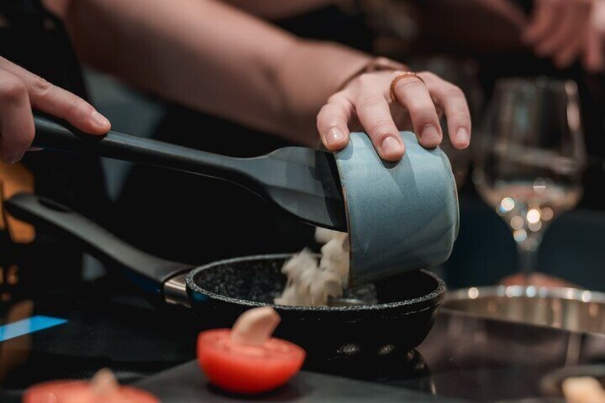  Madrid Spanish Omelet Cooking Class and Bottomless Wine brunch