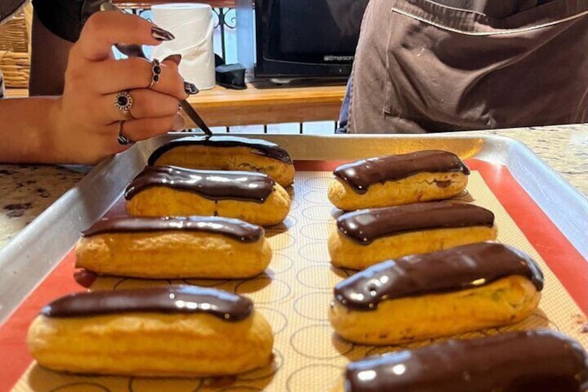 Chocolate Eclairs Baking Workshop in Puerto Vallarta