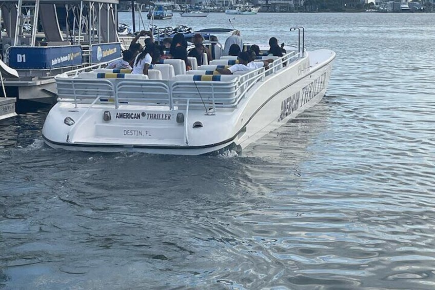 Thriller Speedboat Tours in Destin Florida