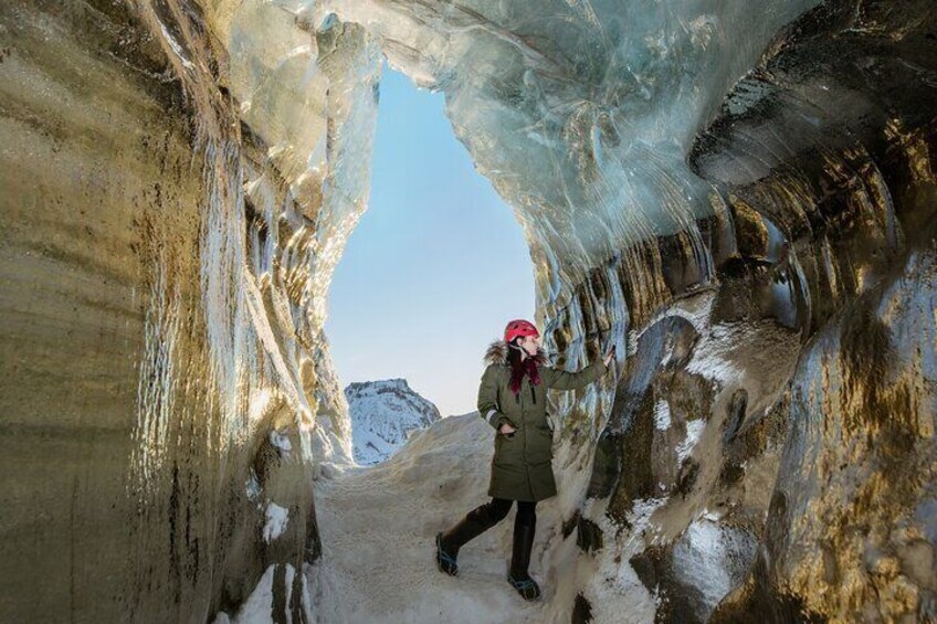 Katla Ice cave from Vik