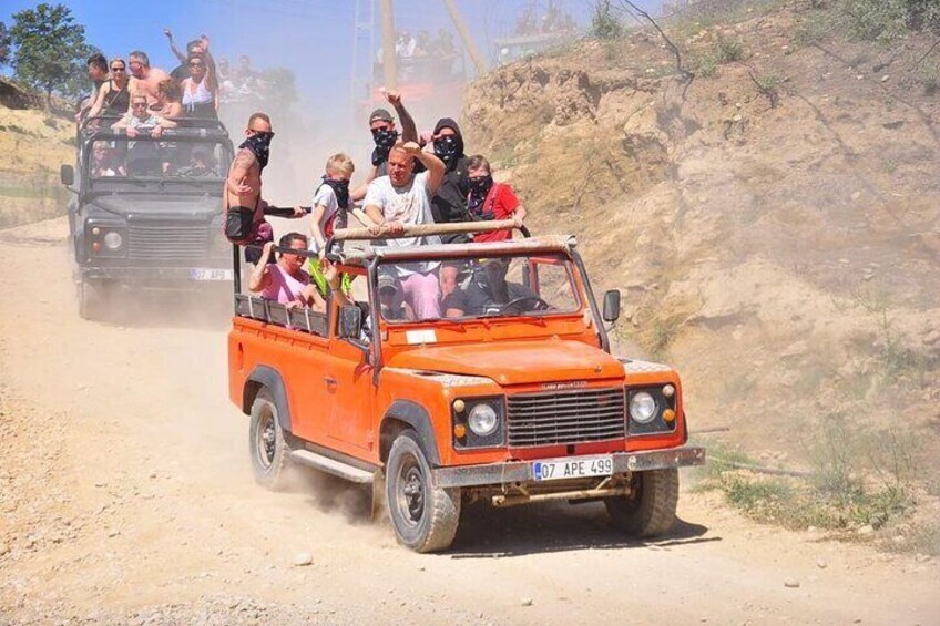 Full Day Jeep Safari in Side and Manavgat