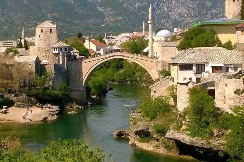 Private tour from Dubrovnik to Mostar and Kravice waterfalls