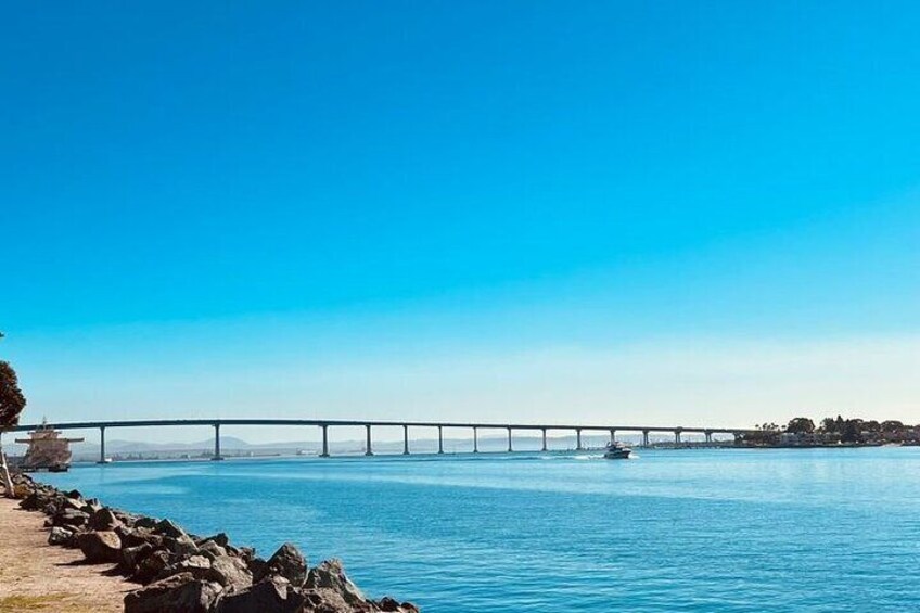 Coronado Bridge: Iconic span gracing San Diego's skyline with elegance.