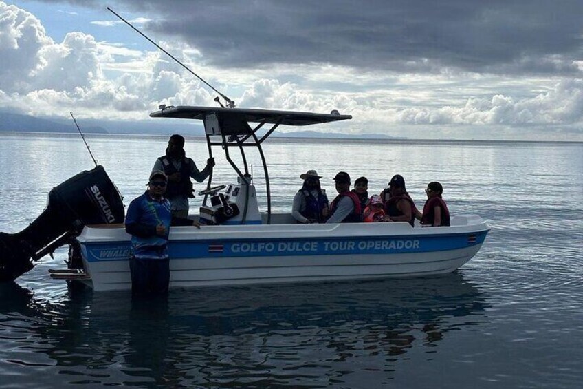 Whale Watching with Snorkeling and Fishing in Puerto Jiménez