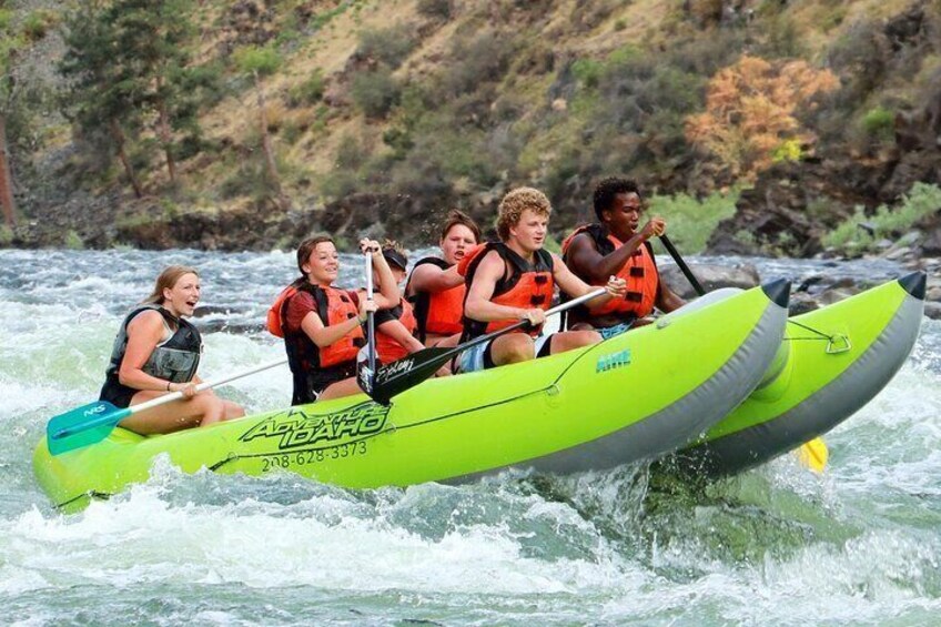 Salmon River Half Day Rafting in Riggins Idaho