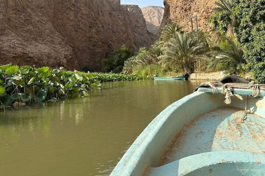 Full Day Private Tour to Wadi Shab and Wadi Tiwi