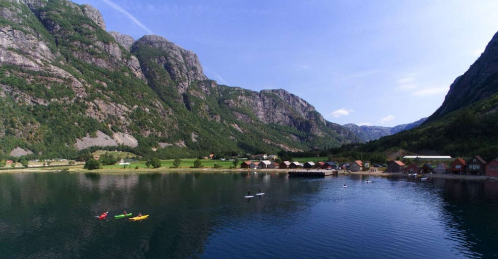 Picture 3 for Activity Frafjord Paddling and Månafossen Waterfall Hike Tour