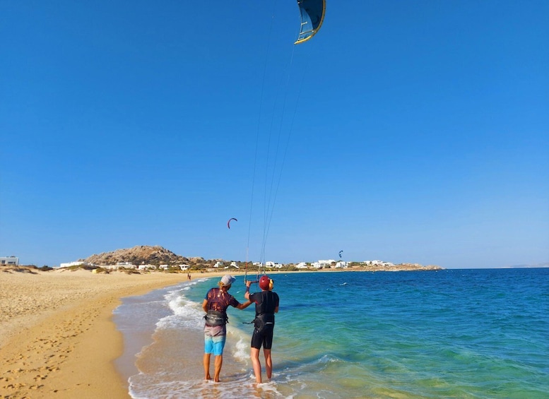 Picture 1 for Activity Naxos: Kitesurfing Lessons by Amouditis Kite Center