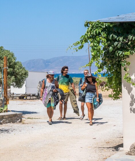 Naxos: Kitesurfing Lessons by Amouditis Kite Center