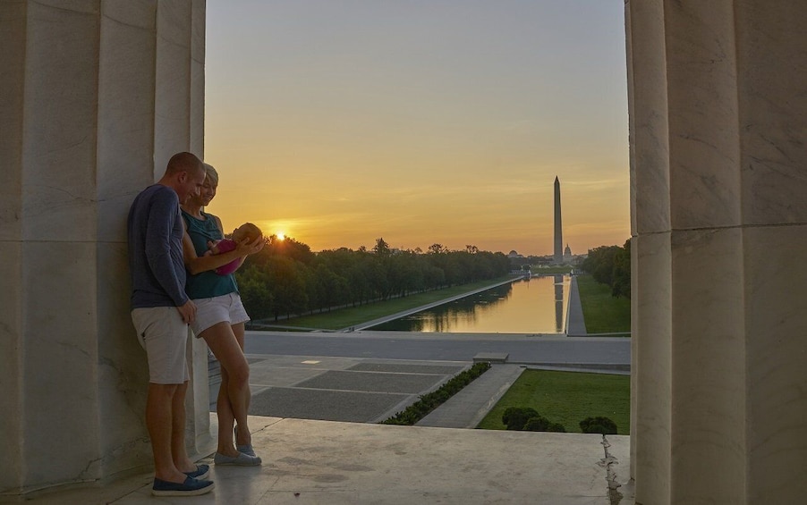 Washington: Family Portrait at Lincoln Memorial