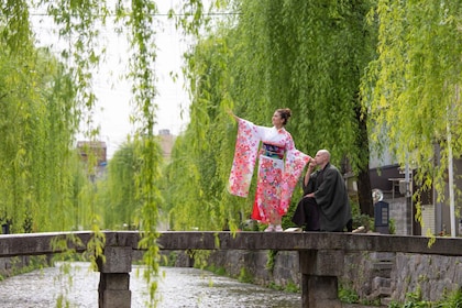 Kyoto: Privat romantisk fotosession för par
