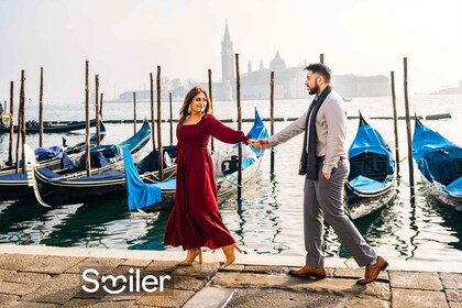 Venecia: sesión de fotos en la plaza de San Marcos y los canales