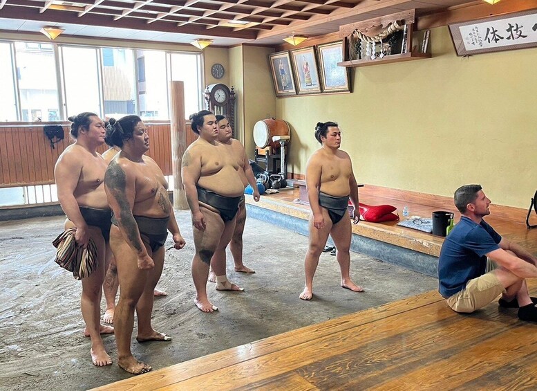 Picture 4 for Activity Tokyo: Visit Sumo Morning Practice with English Guide