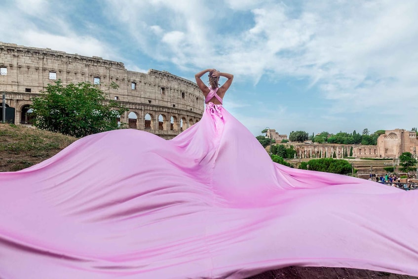 Picture 7 for Activity Rome: Flying Dress Professional Photoshoot