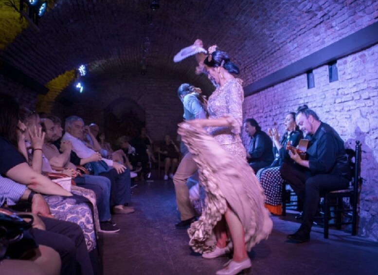 Picture 2 for Activity Seville: VIP Flamenco Show with Drink in an Arabic Vault