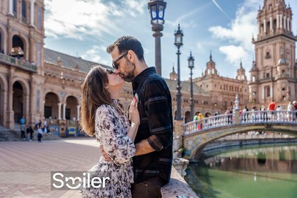 Sevilla: Professionelles Fotoshooting auf der Plaza de España