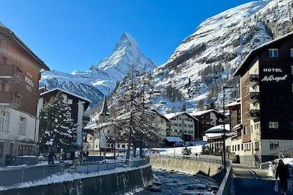 Visite privée de Bâle - Village de Zermatt et chemin de fer du Gornergrat