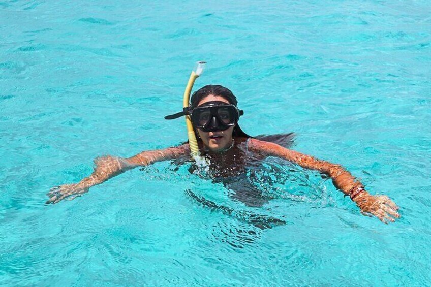 Private Snorkel in Reefs El Cielo Cozumel with Food and Drink