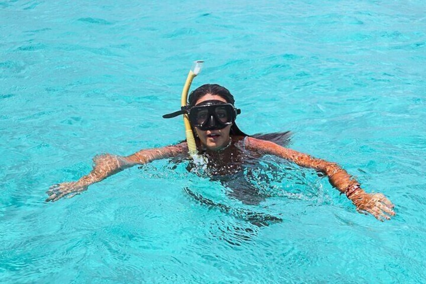Private Snorkel in Reefs El Cielo Cozumel with Food and Drink