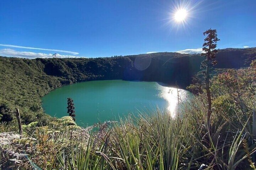 Private Visit to the Guatavita Reservoir and Lagoon with Hot Springs