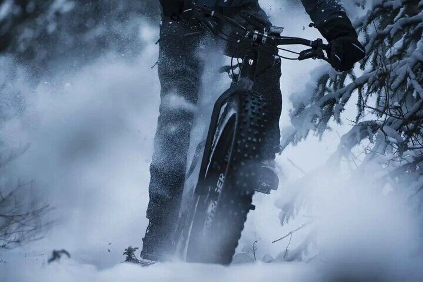 North Lake Tahoe Fat Tire Bike Rental Groomed Snow Trails