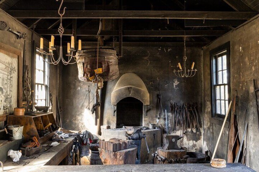 Blacksmith Shop at Middleton Place.