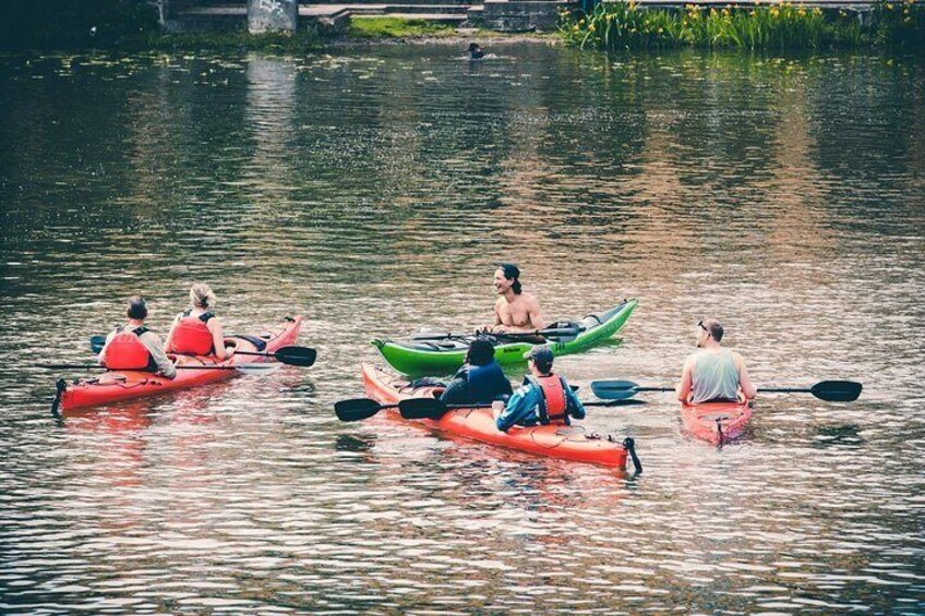 Instructing on the water