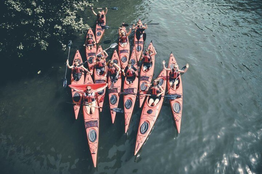 Guided Kayak Tour in Central Stockholm