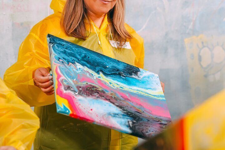 Private Fluid Art Class in Houston