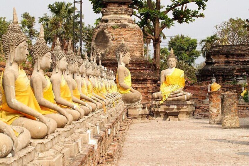 Ayutthaya Tour with Elephant Village, ATV & Floating Market 