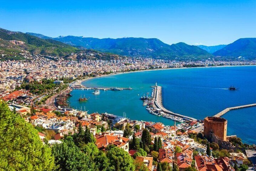 Alanya City Tour, Sunset Paranoma, Alanya Castle and Cable Car