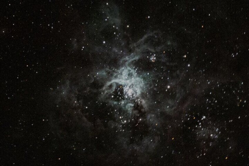 Tarantula Nebula is another object we look at - photographed here with a Canon Ra through our LX200
