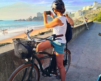 E-bike Guided Tour With Sunset local Aperitif Ride