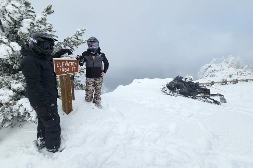 Paulina Peak Snowmobile Tour