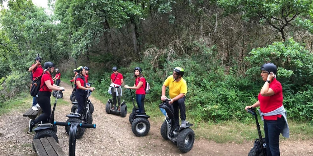 Segway hike 2h00 Aix les Bains between lake and forest