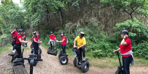 Segway hike 2h00 Aix les Bains between lake and forest