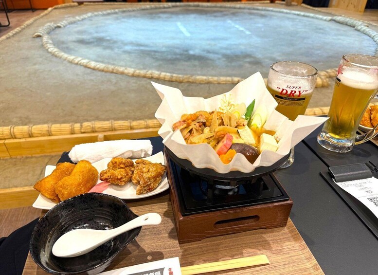 Picture 9 for Activity Tokyo: Sumo Show Experience with Chicken Hot Pot and a Photo