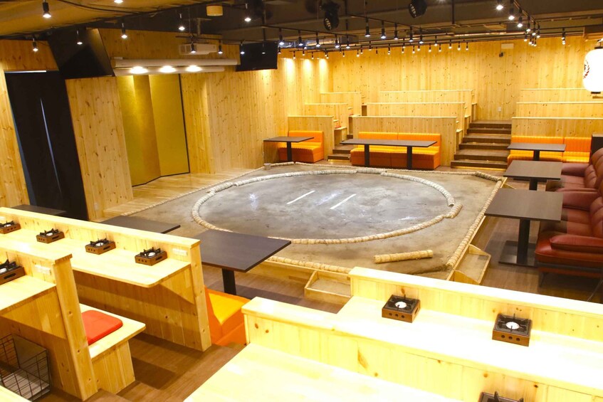 Picture 1 for Activity Tokyo: Sumo Show Experience with Chicken Hot Pot and a Photo