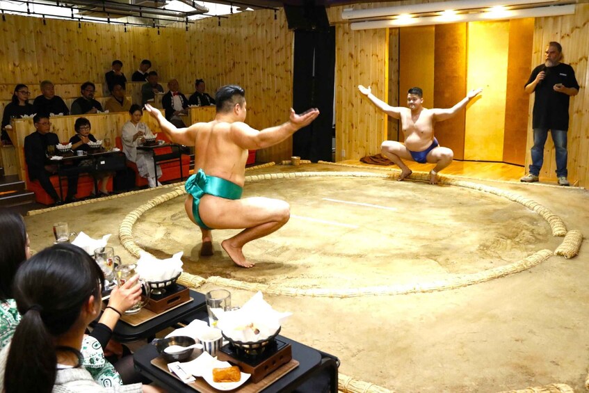 Tokyo: Sumo Show Experience with Chicken Hot Pot and a Photo