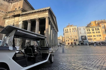 Rome's Grand Expedition: Full day Exclusive Golf Cart Discovery