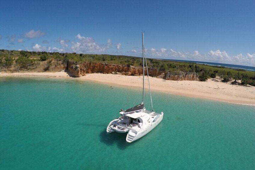 Sunkiss Full-day Private Catamaran Cruise Tour in Sint Maarten 